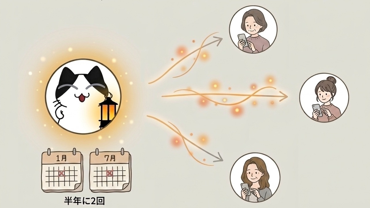 日常のつながりのイメージ